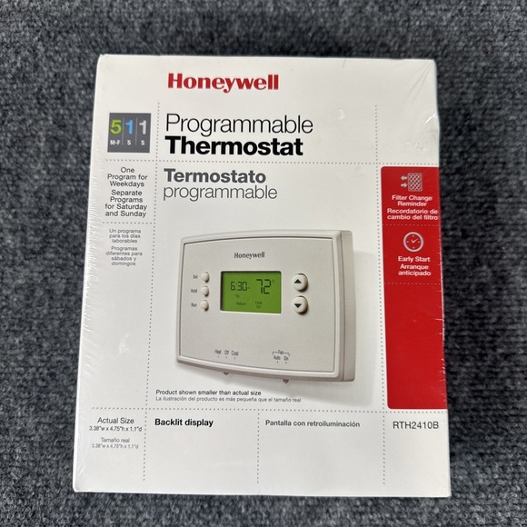 Honeywell Other - Honeywell RTH2410B Programmable Thermostat 5-1-1 (New factory Sealed)